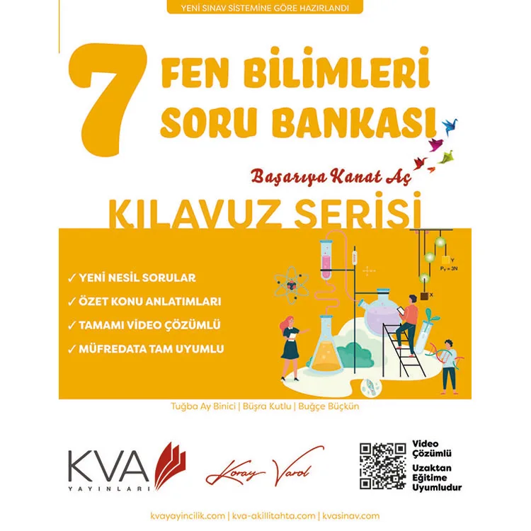 KORAY VAROL AKADEMİ KILAVUZ SERİSİ 7. SINIF FEN BİLİMLERİ SORU BANKASI