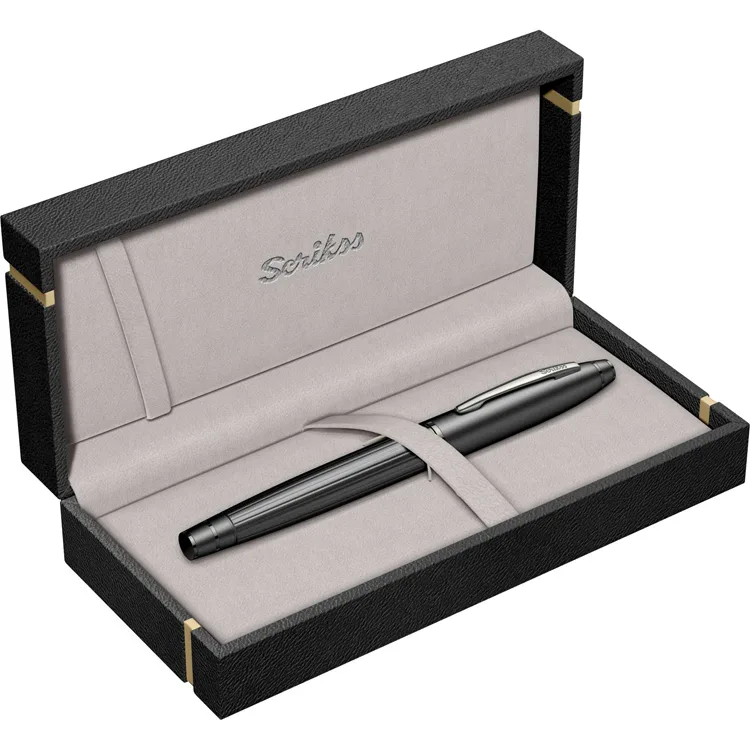 SCRIKSS 350 NOBLE ROLLER KALEM MAT SİYAH LÜKS KUTU