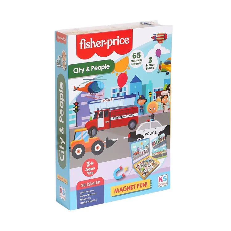KS GAMES FISHER-PRICE FB13409 BABY PUZZLE CITY& PEOPLE 3+