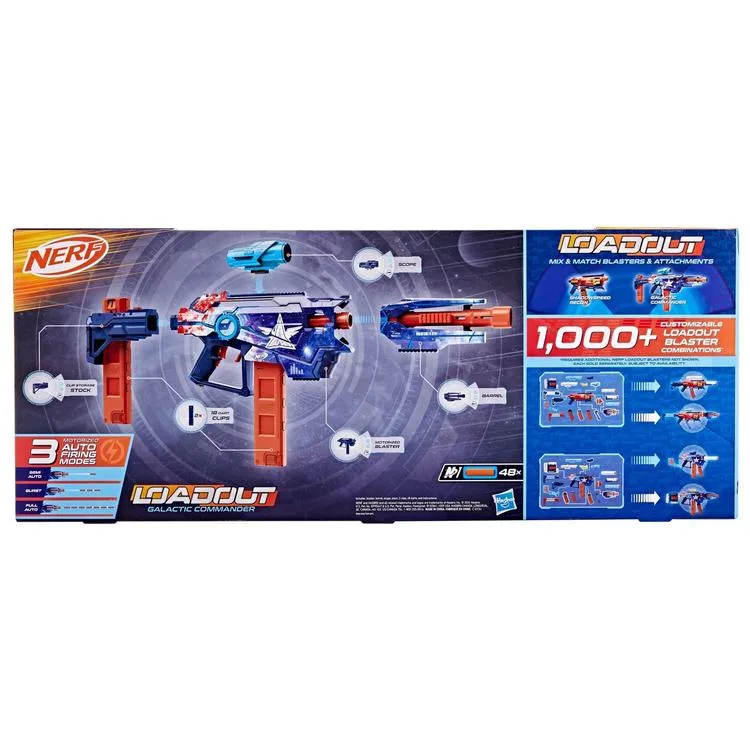 HASBRO G1580 NERF LOADOUT GALACTIC COMMANDER SÜNGER TABANCASI 48 MERMİ 8+