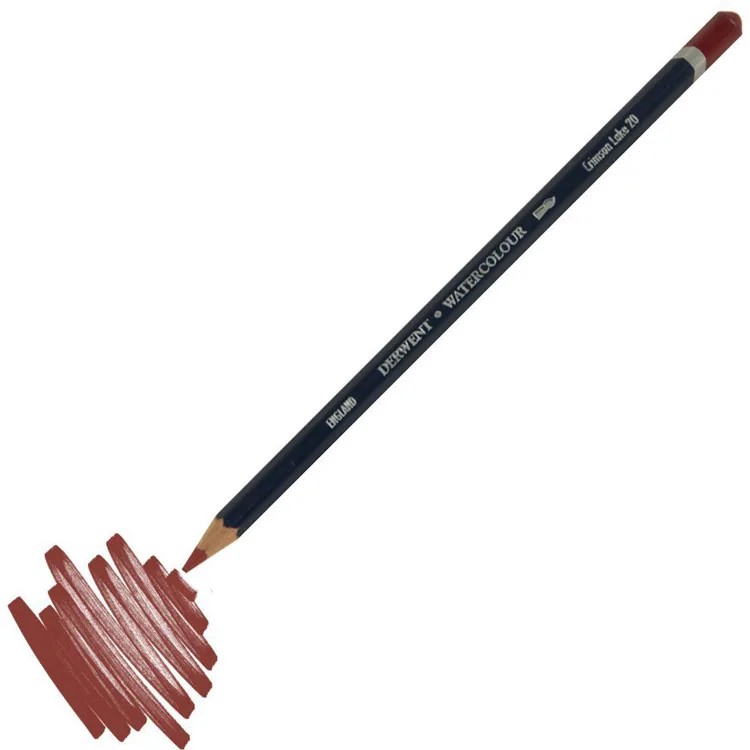 DERWENT NEW WATERCOLOUR PENCIL- SULUBOYA KALEMİ- CRIMSON LAKE 20