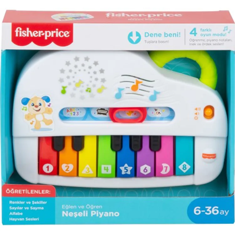 MATTEL GTW20 FISHER PRICE NEŞELİ PİYANO (TÜRKÇE)