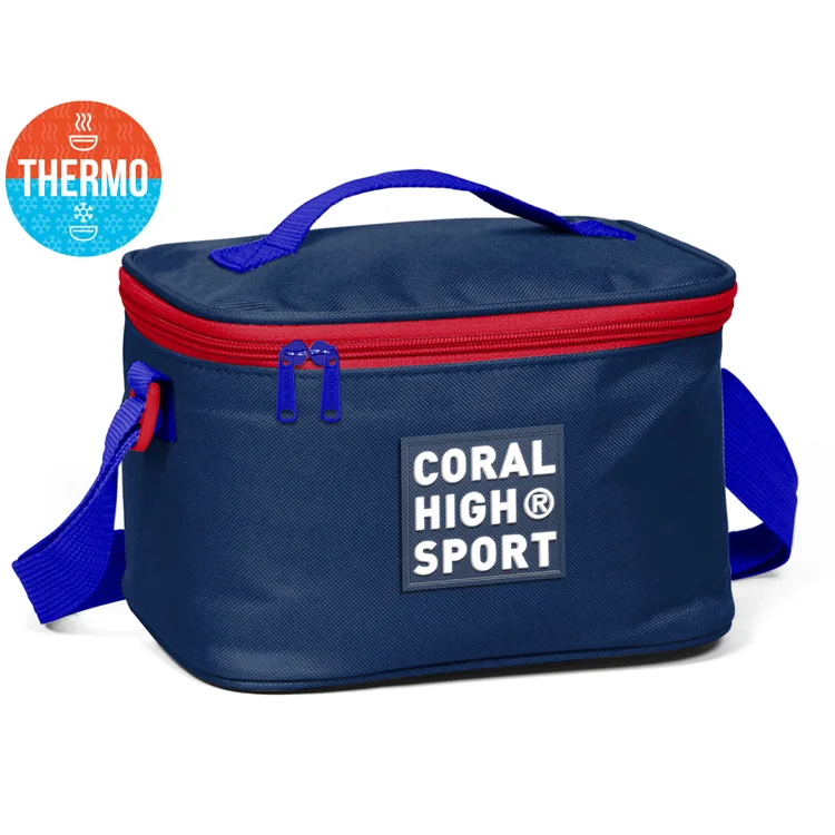 CORAL HIGH 22815 SPORT LACİVERT KIRMIZI THERMO BESLENME ÇANTASI