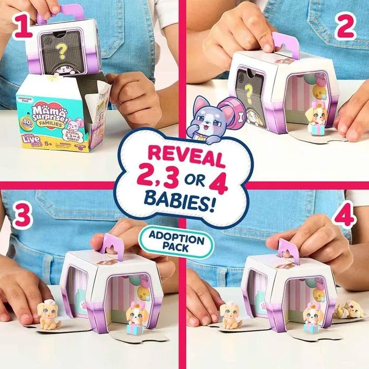 GIOCHI 26658 LITTLE LIVE PETS MAMA SURPRISE FAMILIES S1 PAKET (LP305000) 5+ TEKLİ