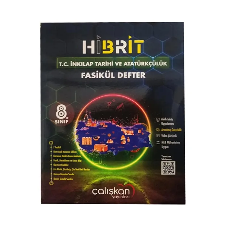 ÇALIŞKAN 8. SINIF TC İNKILAP TARİHİ VE ATATÜRKÇÜLÜK HİBRİT FASİKÜL DEFTER