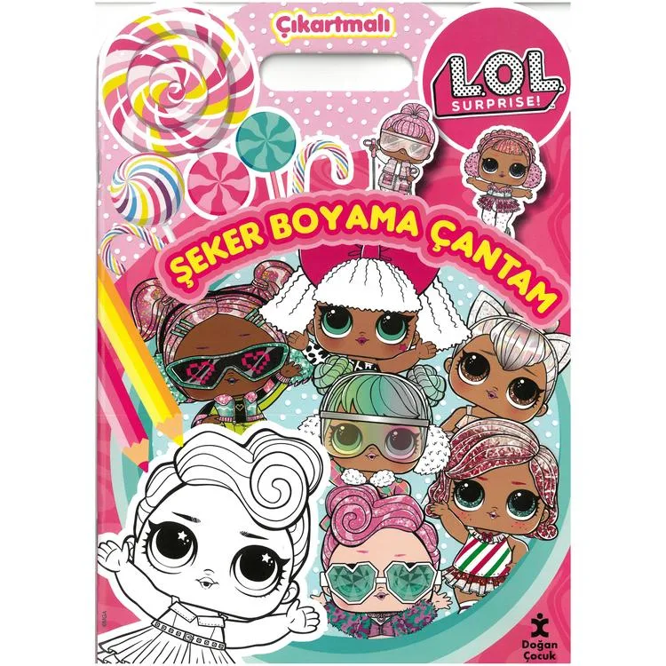 L.O.L SURPRISE! ŞEKER BOYAMA ÇANTAM - ÇIKARTMALI BOYAMA KİTABI