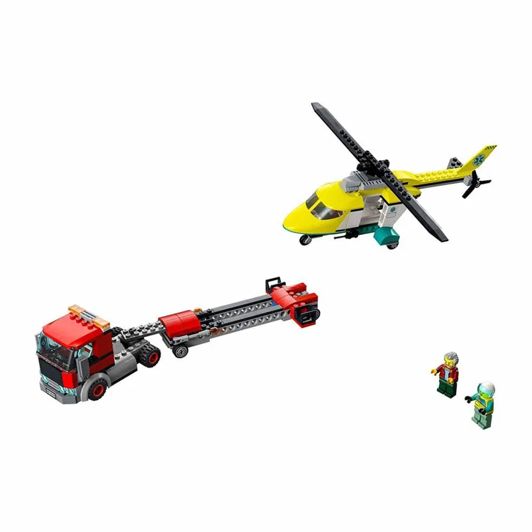 LEGO 60343 CİTY KURTARMA HELİKOTERİ NAKLİYESİ 215 PARÇA 5+