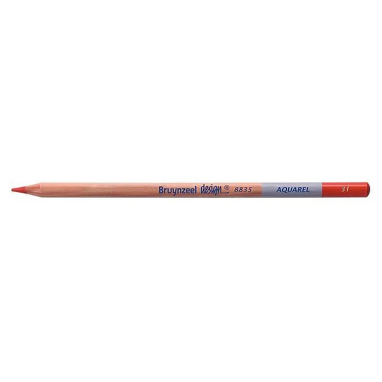 BRUYNZEEL DESING AQUARELL - KURU SULU BOYA KALEMİ - VERMILION - B883531K