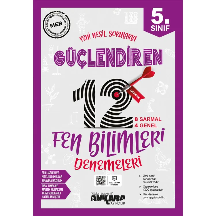 ANKARA 5.SINIF 12 GÜÇLENDİREN FEN BİLİMLERİ DENEMELERİ