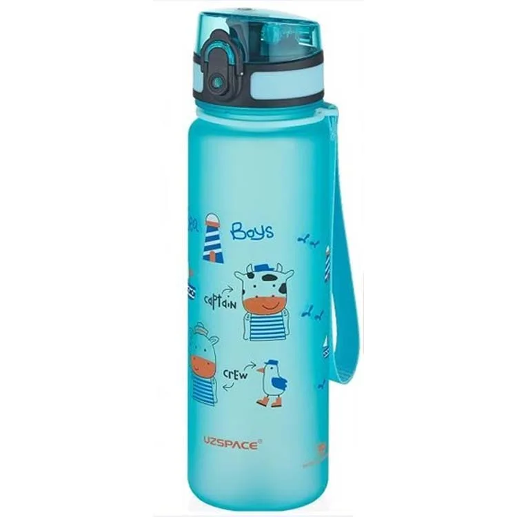 UZSPACE MATARA TRITAN SOFT TOUCH 3026 500 ML SPINDRIFT BLUE-SEA BOYS