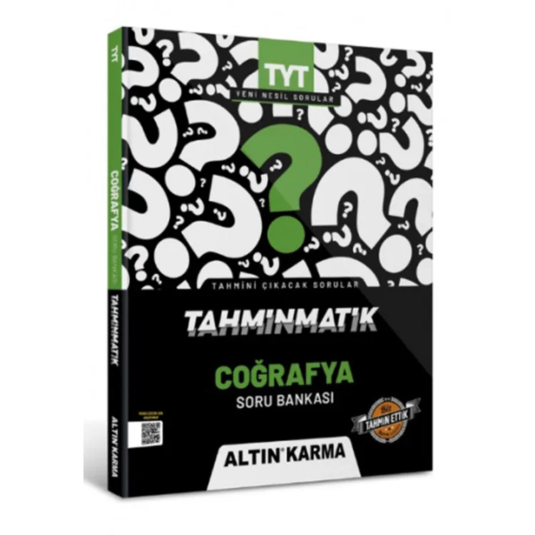 ALTIN KARMA TYT COĞRAFYA TAHMİNMATİK SORU BANKASI