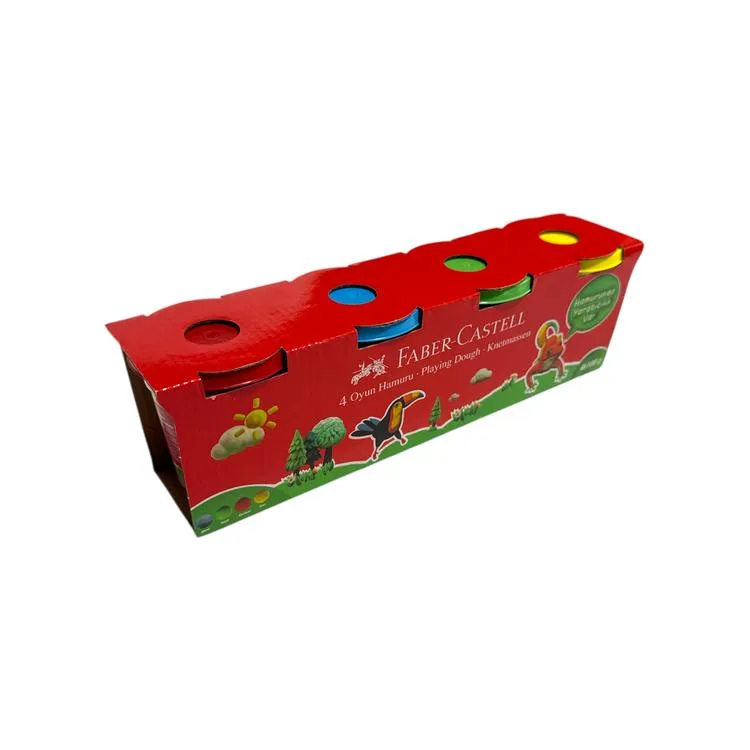 FABER OYUN HAMURU KLASİK RENKLER 100 GRx 4 RENK - 5170000041