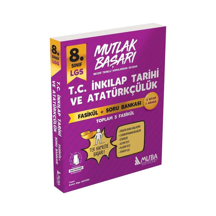 MUBA 8. SINIF MUTLAK BAŞARAI INKILAP TARİHİ VE ATATÜRKÇÜLÜK FASİKÜL SORU BANKASI