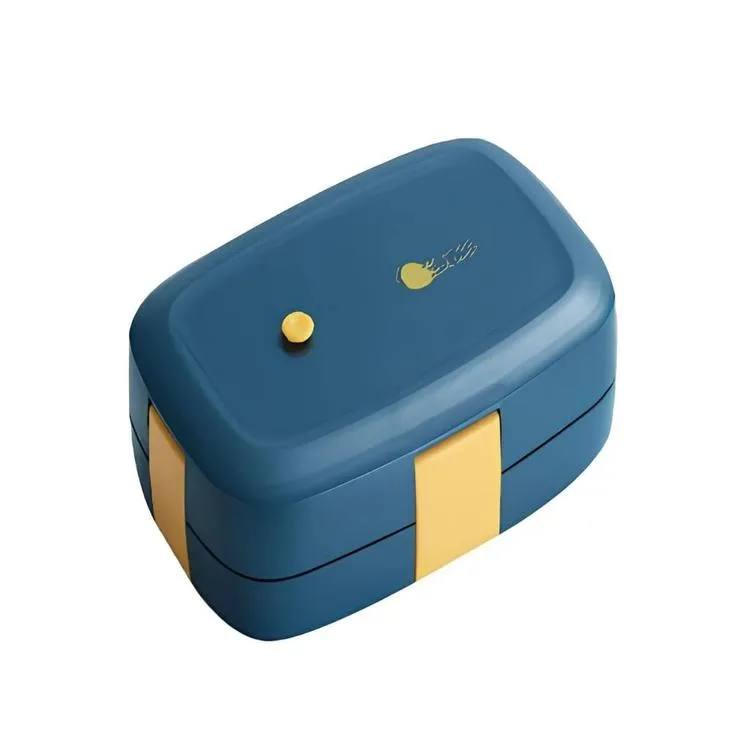 VAGONLİFE ÇELİK YEMEK KABI TEK BÖLMELİ 1000 ML - LUNCH BOX XC-483 KARIŞIK RENK (TEKLİ)