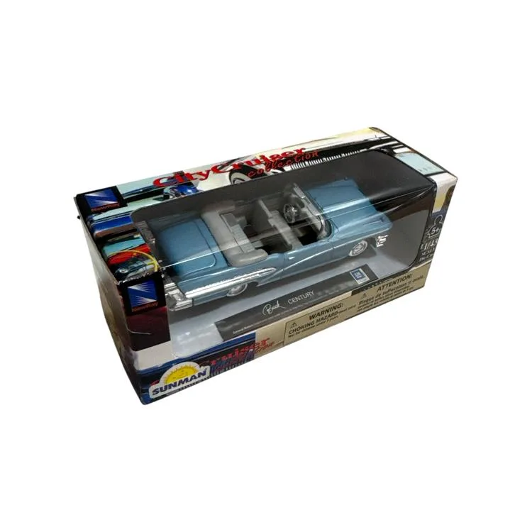 SUNMAN 48704B CITY CRUISER COLLECTION BUICK CENTURY 1:43 DIE-CAST METAL ARABA KUTULU 5+ -TEKLİ