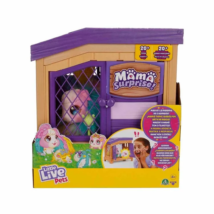 GIOCHI 26516 LITTLE LIVE PETS ANNE HAMSTER VE YAVRULARI OYUN SETİ