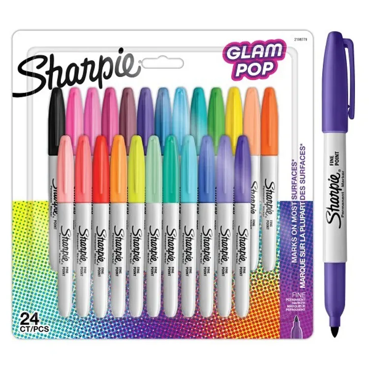 SHARPİE 2198779 GLOM POP PERMANENT FINE MARKER SET 24'LÜ