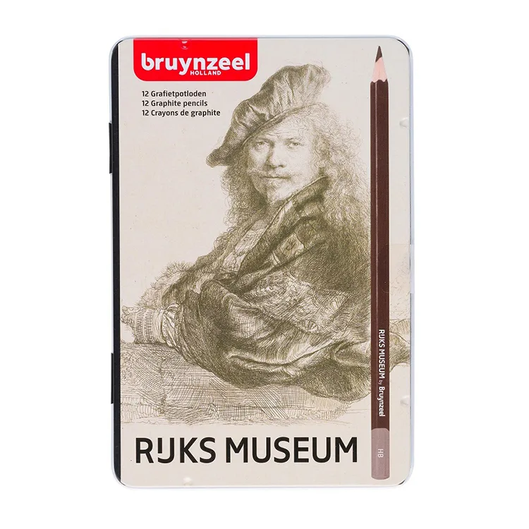 BRUYNZEEL RUKS MUSEUM GRAPHITE DERECELİ ÇİZİM KALEM SETİ 12 'Lİ - B63011012