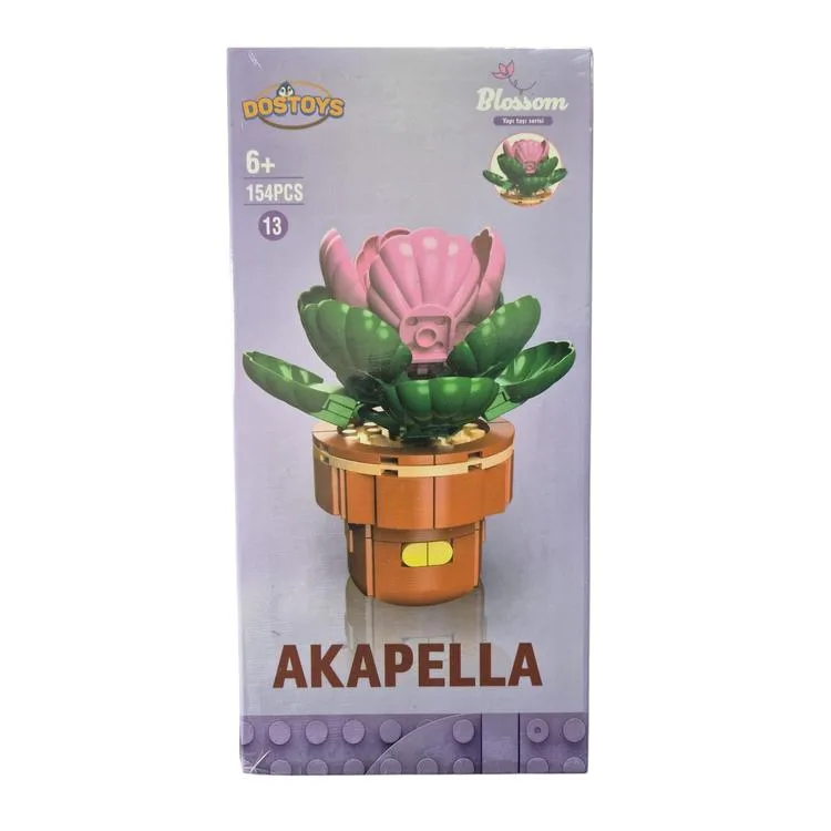 DOSTOYS 113-13 BLOSSOM MİNİ ÇİÇEK BLOK OYUNCAK AKAPELLA 154 PARÇA 6+