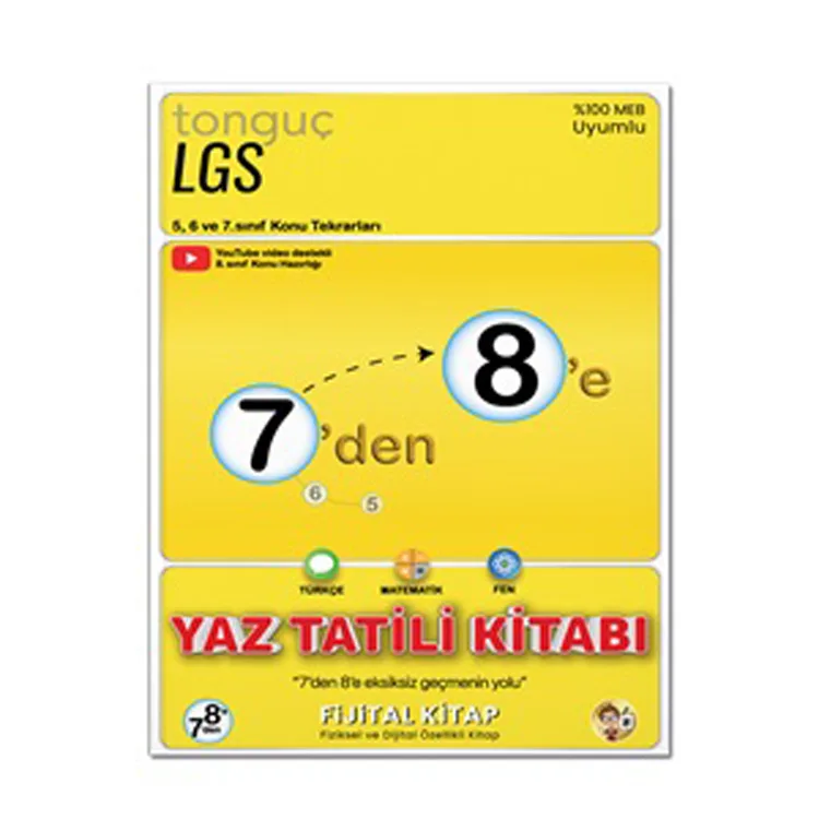 TONGUÇ 7'DEN 8'E HAZIRLIK KİTABI