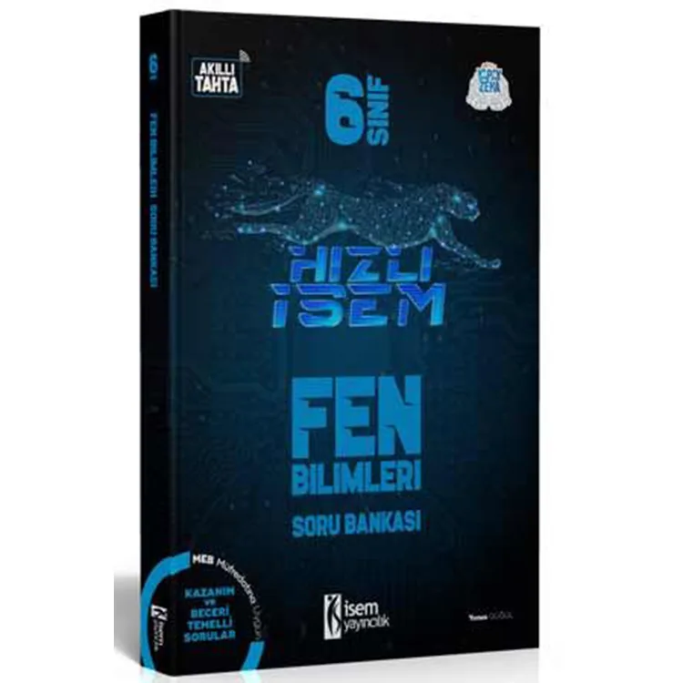 İSEM 6. SINIF HIZLI FEN BİLİMLERİ SORU BANKASI