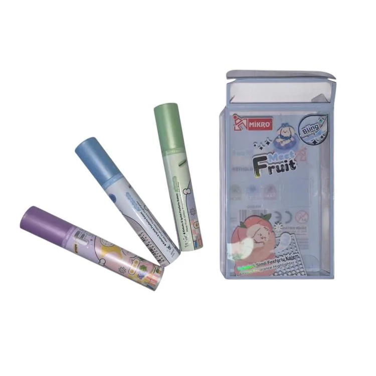 MİKRO NH-1950 KOKULU SİMLİ 3'LÜ SET FOSFORLU KALEM - TEKLİ