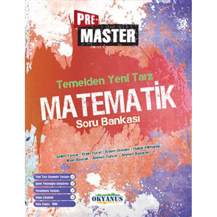 OKYANUS PRE MASTER MATEMATİK TEMELDEN YENİ TARZ SORU BANKASI