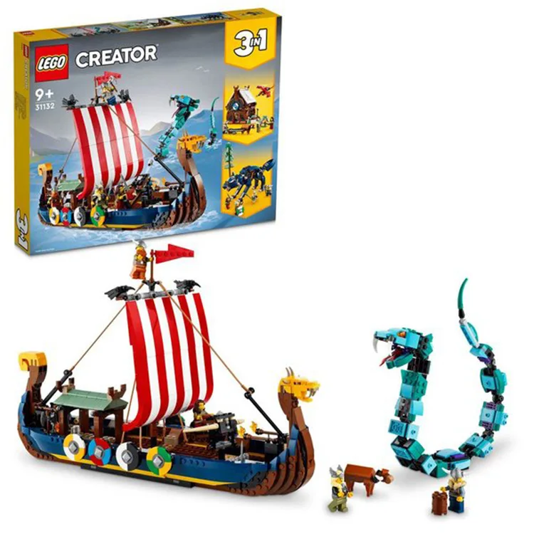 LEGO CREATOR 31132 VIKING GEMİSİ MIDGARD YILANI 6379830