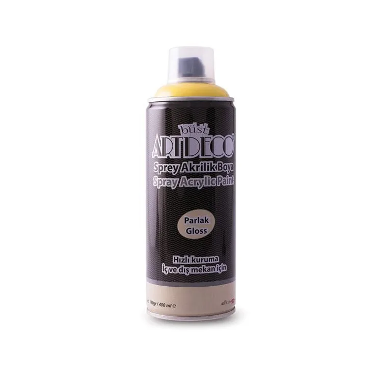 ARTDECO AKRİLİK SPREY BOYA 400 ML SARI