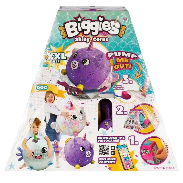 SUNMAN S000072290 BIGGIES SHINYCORNS MOR KÖPEK XXL PELUŞ OYUNCAK
