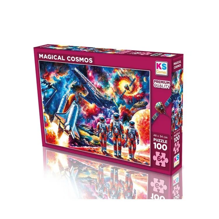 KS GAMES 31506 MAGICAL COSMOS 34x48cm YAPBOZ/PUZZLE 100 PARÇA