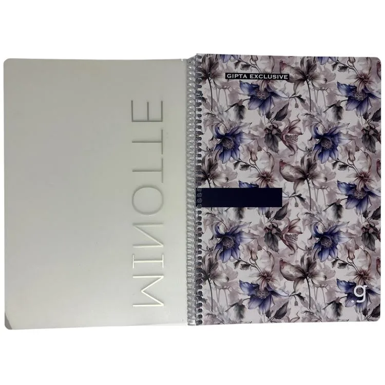 GIPTA MINOTTE SPİRALLİ PP. KAPAK A4 80YP. 80GR. KARELİ DEFTER 8422 - TEKLİ