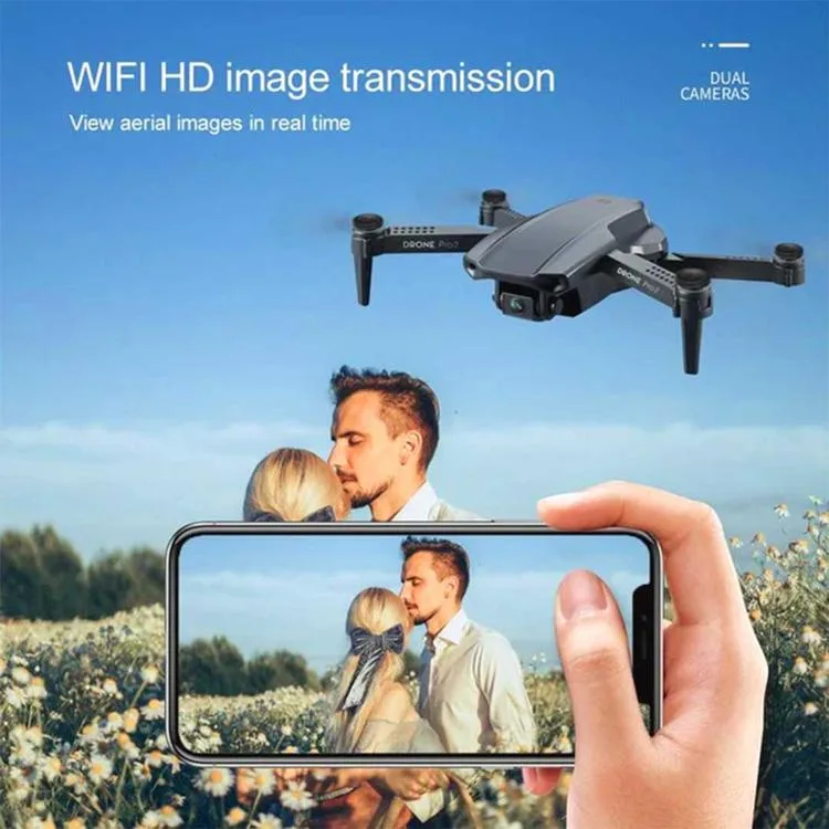 LİMON OYUNCAK E99 DRONE PRO FOTOĞRAF VİDEO ÇİFT KAMERA 4K HD KAMERA IŞIKLI 14+