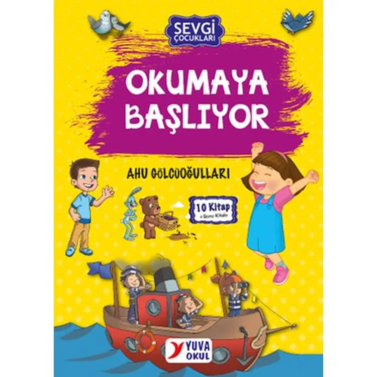 SEVGİ ÇOCUKLARI OKUMAYA BAŞLIYOR 10 KİTAP SET - 1 SINIFLAR İÇİN