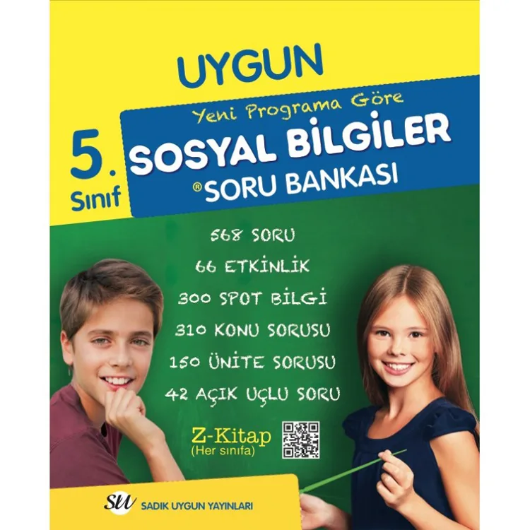 SADIK UYGUN YAYINLARI 5. SINIF SOSYAL BİLGİLER SORU BANKASI