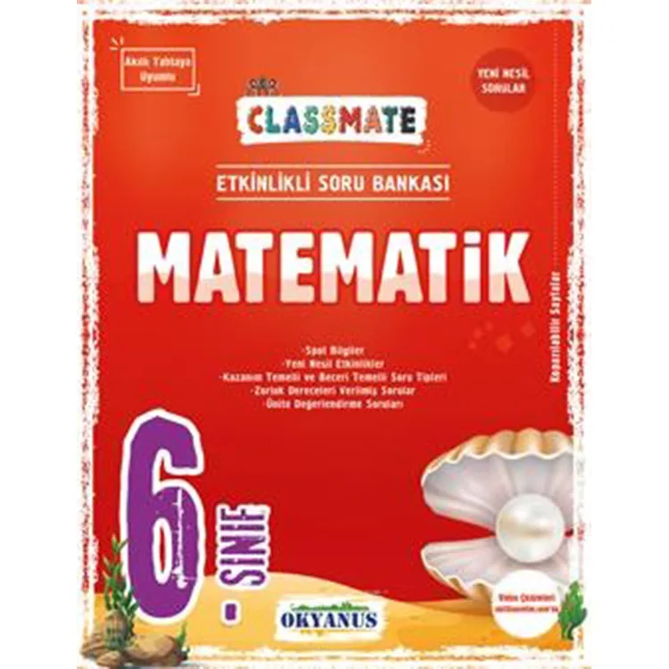 OKYANUS 6. SINIF CLASSMATE MATEMATİK SORU BANKASI -2024