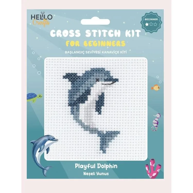 HELLO CRAFTS HC557 BAŞLANGIÇ SEVİYESİ KANAVİÇE KİTİ - NEŞELİ YUNUS