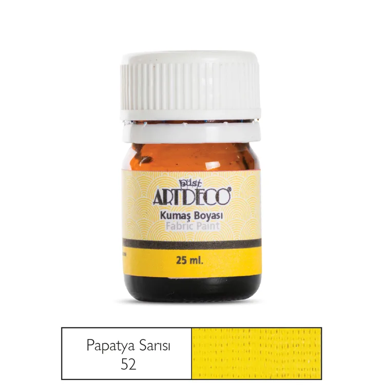 ARTDECO KUMAŞ BOYASI 25 ML. PAPATYA SARISI Y-010A-052