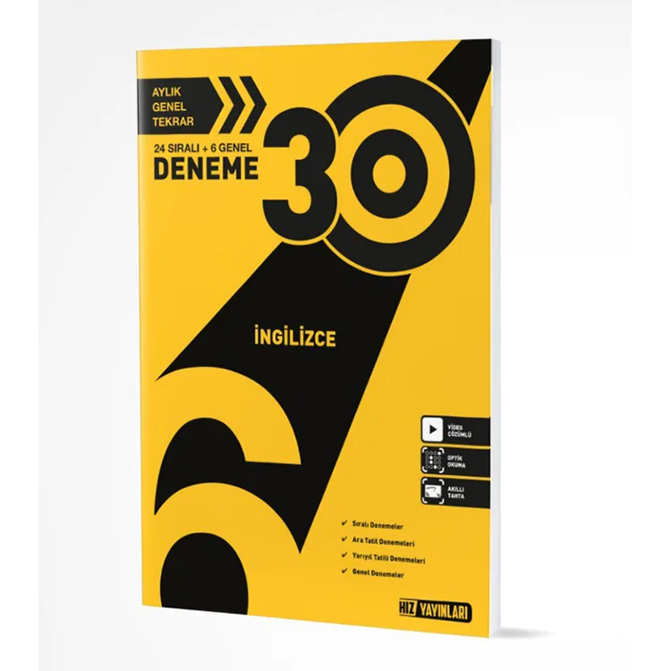 HIZ 6. SINIF İNGİLİZCE 30'LU DENEME