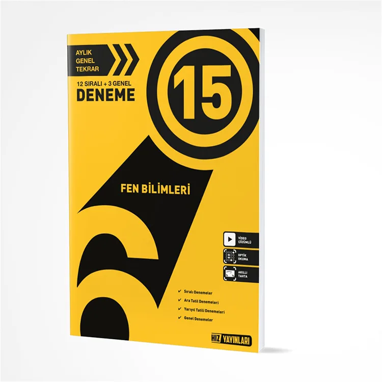 HIZ 6. SINIF FEN BİLİMLERİ 15'Lİ DENEME