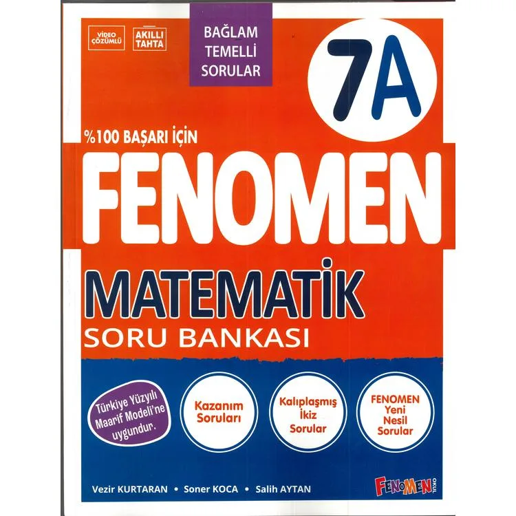 FENOMEN 7. SINIF MATEMATİK A SORU BANKASI