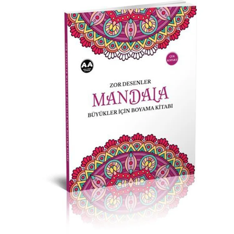 ZOR DESENLER BÜYÜKLER İÇİN MANDALA BOYAMA KİTABI