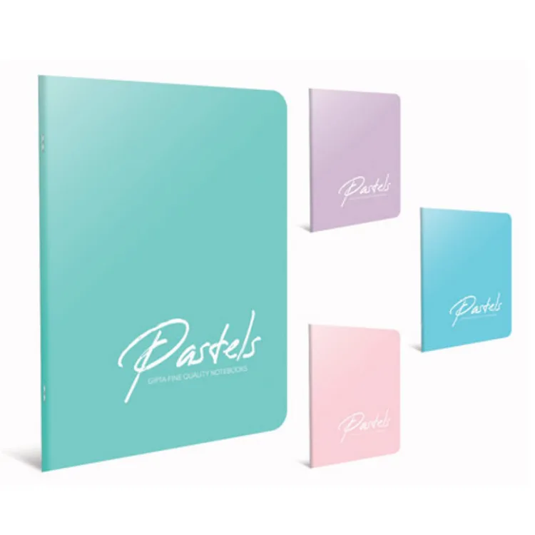 GIPTA PASTELS 17x24cm TEL DİKİŞLİ PP KAPAK 80 YP ÇİZGİLİ DEFTER