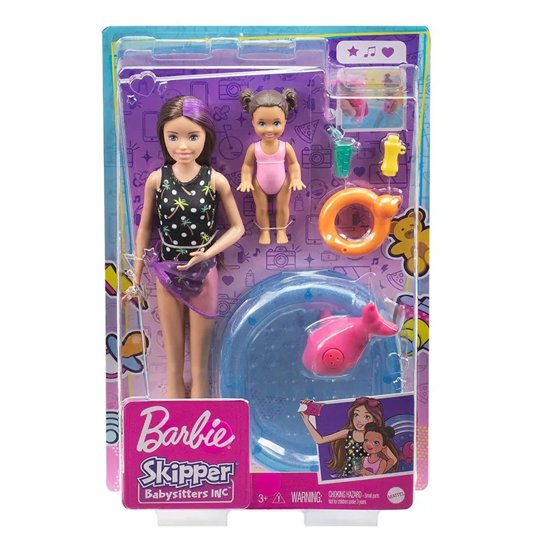 MATTEL FHY97/GRP39 BARBIE BEBEK BAKICISI BEBEĞİ VE AKSESUARLARI OYUN SETİ
