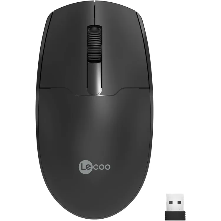 LENOVO LECOO WS204 1200 DPI 3 TUŞLU KABLOSUZ MOUSE SİYAH