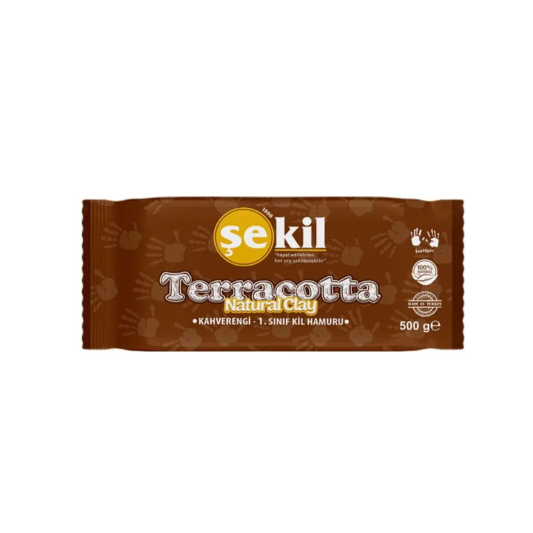 ŞEKİL VK500KHV KİL HAMURU TERRA COTTA/KAHVE 500GR.