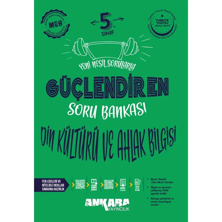 ANKARA 5.SINIF GÜÇLENDİREN DİN KÜLTÜRÜ VE AHLAK BİLGİSİ SORU BANKASI