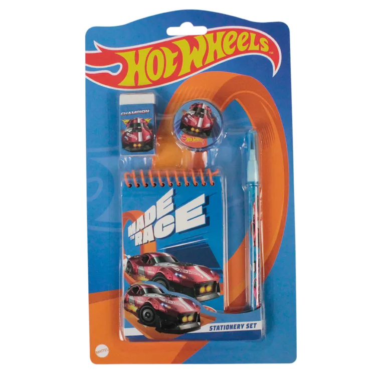CEM HOTWHEELS HW-06048 KIRTASİYE SETİ 4 PARÇA