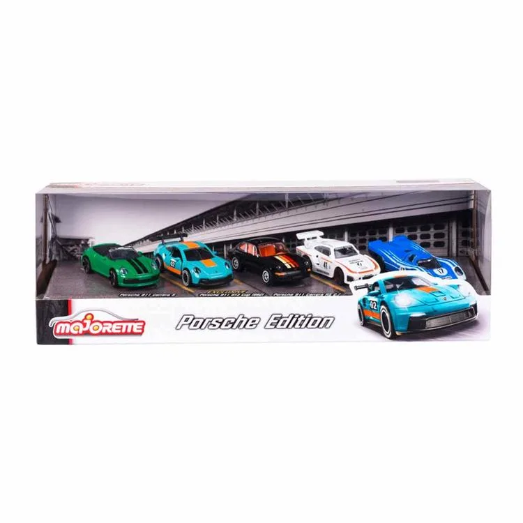 SİMBA MAJORETTE 2053172 PORDCHE METAL 5'Lİ ARABA SETİ 1:64 3+