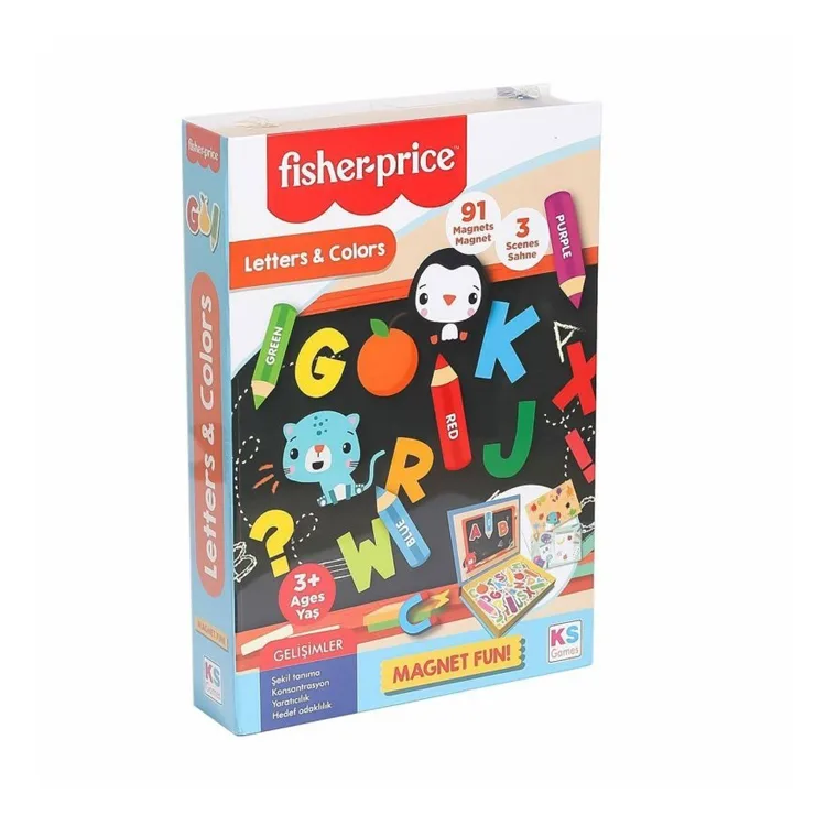 KS GAMES FISHER-PRICE FB13410 BABY PUZZLE LETTERS & COLORS 3+